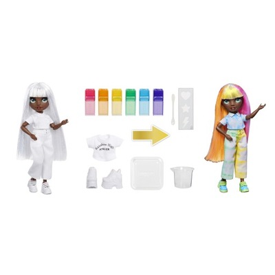 Rainbow High. Watercolor & Create. Lalka z zielonymi oczami MGA