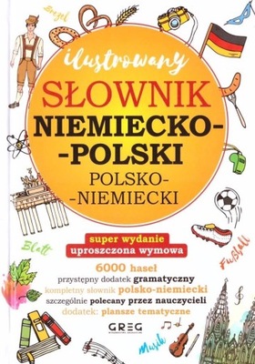 ILUSTROWANY SŁOWNIK NIEMIECKO POLSKI POL-NIEMIECKI