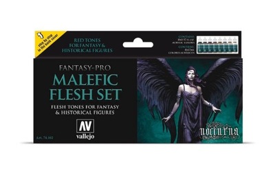 Vallejo 74102 Zestaw Pro Nocturna Malefic Flesh