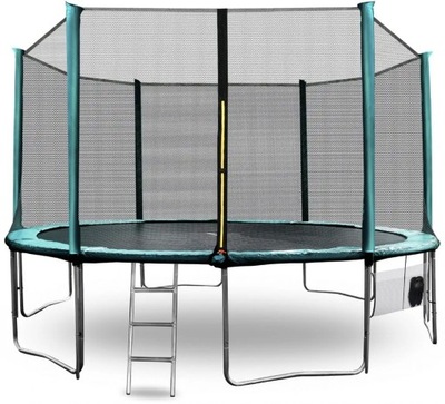 Záhradná trampolína pre deti Veľká so sieťkou a rebríkom SPORT PRO 430cm