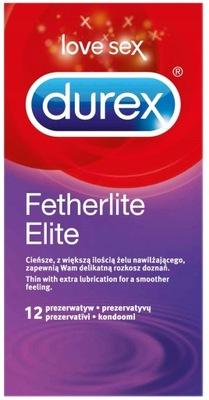 Durex Prezerwatywy Elite Fetherlite 12 szt.