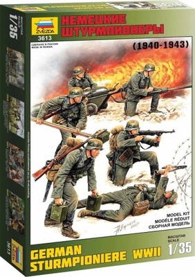 Zvezda 3613 1/35 WWII German Sturmpioniere