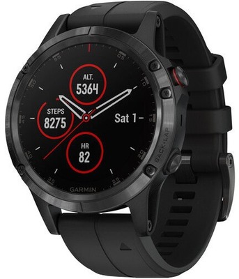 Smartwatch Garmin Fenix 5 Plus Sapphire Black