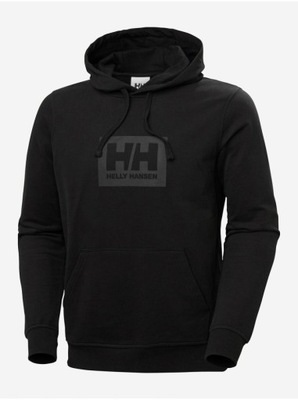 Czarna Bluza z kapturem Helly Hansen r. S Box Hoodie