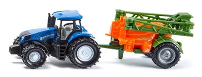 Traktor ze spryskiwaczem upraw