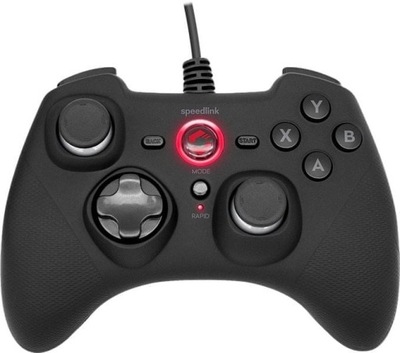 Pad przewodowy SpeedLink czarny (PC/PS3/Switch/OLED)