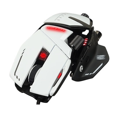 Myszka przewodowa dla graczy Mad Catz R.A.T. 8+ Biała 16000 dpi