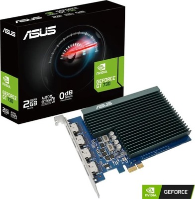 Asus GT730-4H-SL-2GD5 NVIDIA, 2 GB, GeForce GT 730, GDDR5, PCI Express 2.0,