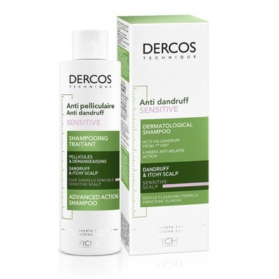 Vichy Dercos Sensitive szampon przeciwłupieżowy do wrażliwej skóry głowy