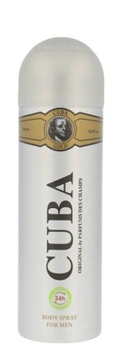 CUBA ORIGINAL CUBA GOLD FOR MEN 200ml dezodorant body spray