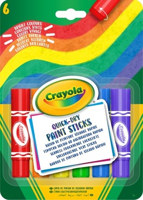 Farby plakatowe Crayola 6 szt.