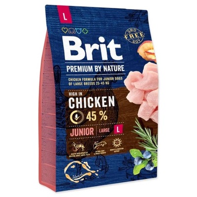 Sucha karma Brit kurczak dla psów z alergią Junior 3 kg