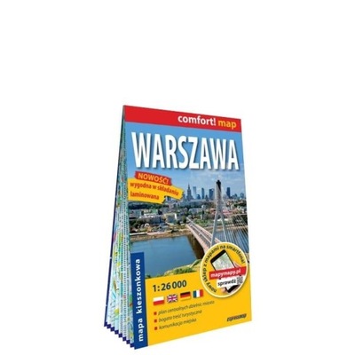 Warszawa. Plan miasta, 1:26 000