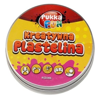 Kreatywna plastelina - Różowa sprytna plastelina