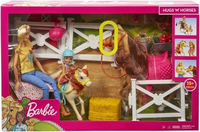 Barbie Farma Stajnia Stadnina Koń Konik Koniki barbie i chelsea GLL70