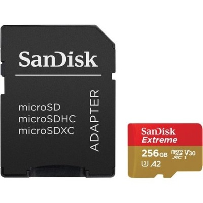 SanDisk Extreme 256 GB MicroSDXC UHS-I