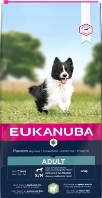 Eukanuba Adult Small Medium Breeds Lamb Rice 12kg