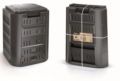 KOMPOSTOWNIK OGRODOWY 320L CZARNY PROSPERPLAST