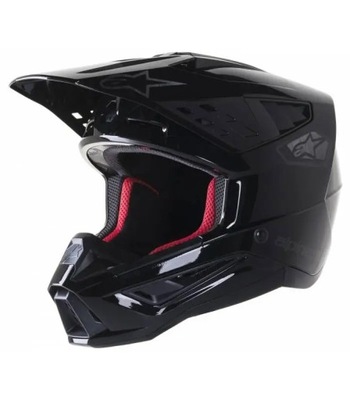 Kask Alpinestars S-M5 SCOUT 2022, ALPINESTARS (czarny/srebrny połysk mat) L