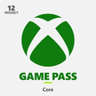 Subskrypcja Microsoft Xbox Game Pass Core 12 miesięcy