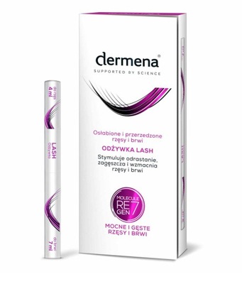 Dermena Lash Care Odżywka stymulująca odrastanie do rzęs i brwi 7ml+4ml