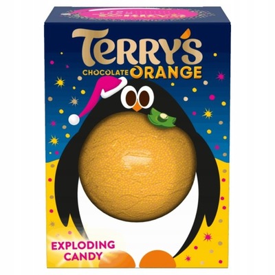 Terry's Chocolate Orange Exploding Candy Milk Ball 147 g