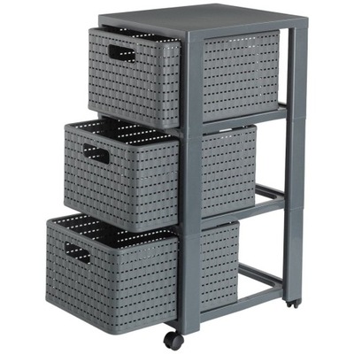 Regál Country Rotho Antracit