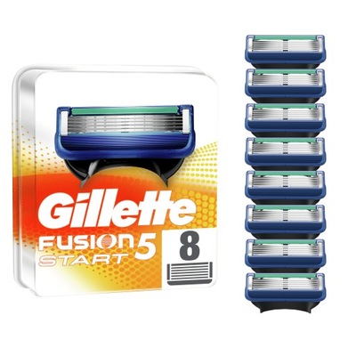 Gillette Fusion5 Start Ostrza wymienne maszynki do golenia 8 sztuk