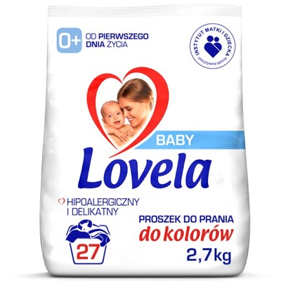 Prášok Lovela Baby pranie farieb 2,7 kg