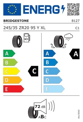 2X NEUMÁTICOS POTENZA S007 245/35R20 95Y FR XL  