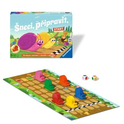 Ravensburger Šneci, připravit, START!