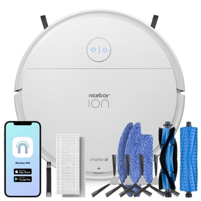 Robotický vysavač Niceboy ION Charles i6 White bílý