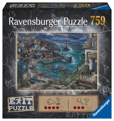 Puzzle Ravensburger exit 769 szt. 173655 Exit Puzzle: Maják u přístavu 759