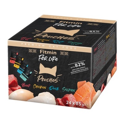 Fitmin For Life Multipack saszetek dla kotów 24 szt. po 85 g