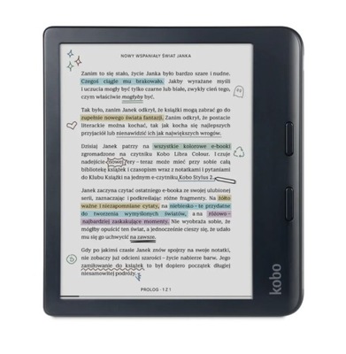 Czytnik ebook Kobo Libra Colour 32 GB 7 " czarny