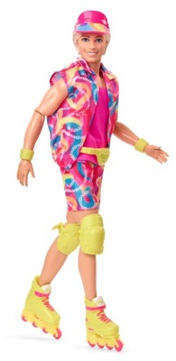 Lalka Ken z filmu Barbie the Movie Barbi Ryan Gosling na wrotkach