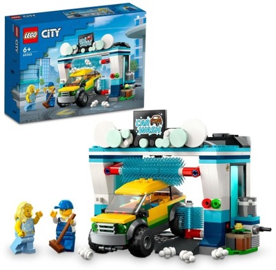 LEGO City 60362 Auto Samochód Myjnia 2 Figurki