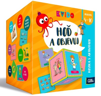 Spoločenská hra Albi Kvído Hoď a objevuj