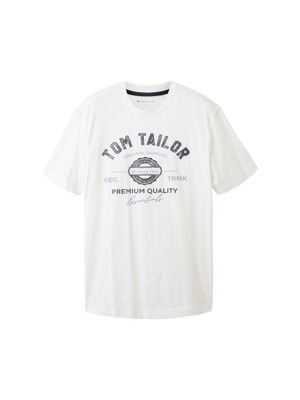 Koszulka T-shirt Tom Tailor logo tee r. S