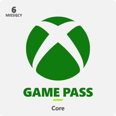 Subskrypcja Microsoft Xbox Game Pass Core 6 miesięcy