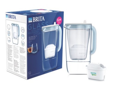 Dzbanek filtrujący Brita Glass 2,5 l przezroczysty SZKLANY