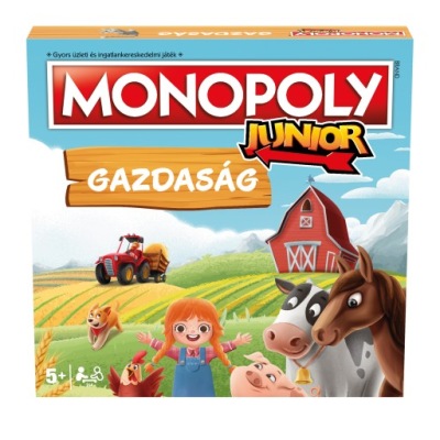 MONOPOLY JUNIOR Farm társasjáték HU verzió