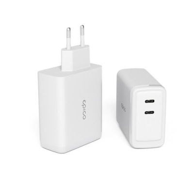 Epico 100W GaN kabel s 2m USB-C kabelem - bílý