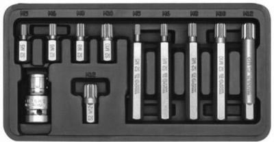 YATO ZESTAW KOŃCÓWEK WKRĘTAKOWE SPLINE KOMPLET 11 SZTUK