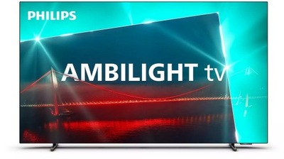 Telewizor OLED Philips 55OLED718 55" 4K UHD szary