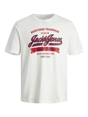 T-shirt męski JackJones JJELOGO TEE SS O-NECK 2 COL SS24 SN r.2XL