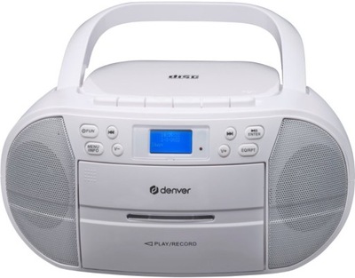 2 x DENVER Boombox Radio CD kasety DAB+ FM AUX USB