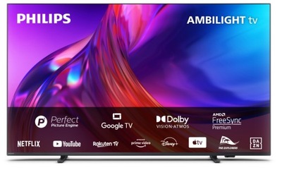 Telewizor 43 cale LED Philips 43PUS8518 Smart TV Ambilight 4K UHD antracyt