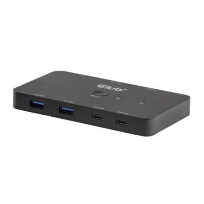 Club3D KVM Switch, 2xUSB-C na HDMI, 4K60Hz, PD 100W (CSV-2512)