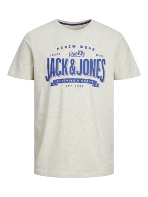 T-shirt męski JackJones JJELOGO TEE SS O-NECK 1 COL MEL AW23 SN r.S